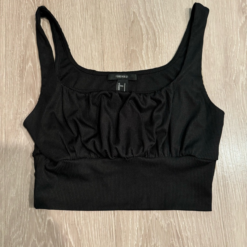 Black Crop Top